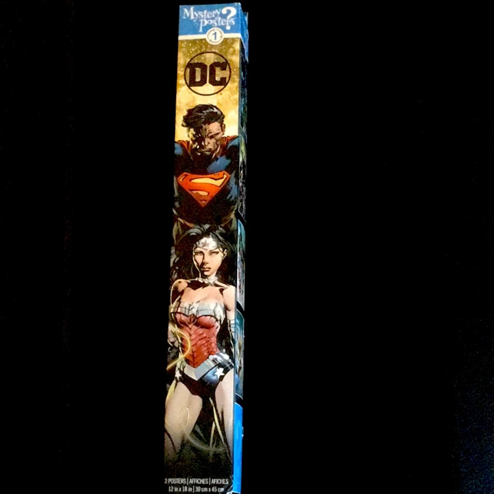 DC Mystery Posters 12 inch x 18 inch Unopened Box